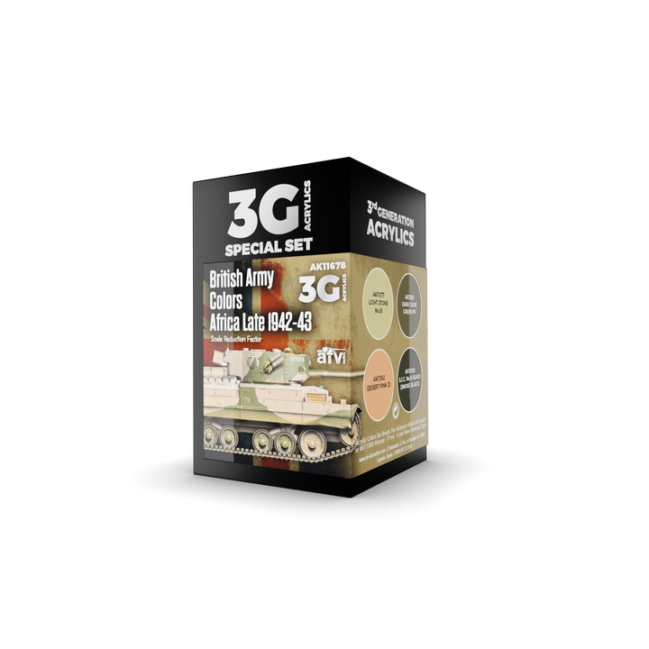 AK Interactive 3G British Army Colors Africa, Late 1942-43 | 8435568311749