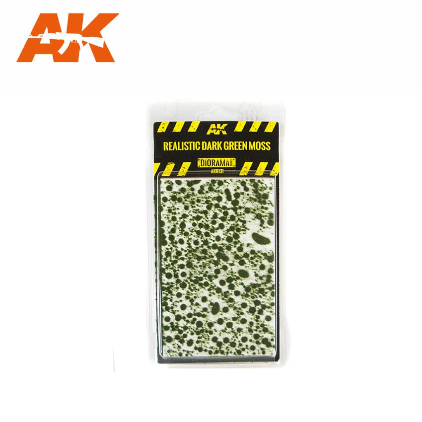AK Interactive Realistic Dark Green Moss | 8435568301559