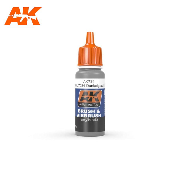AK Interactive RAL 7037 Dunkelgrau 51-17ml | 8436535577342