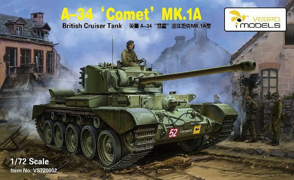 Vespid Models 1/72 British Cruiser Tank A34 'Comet' Mk.IA