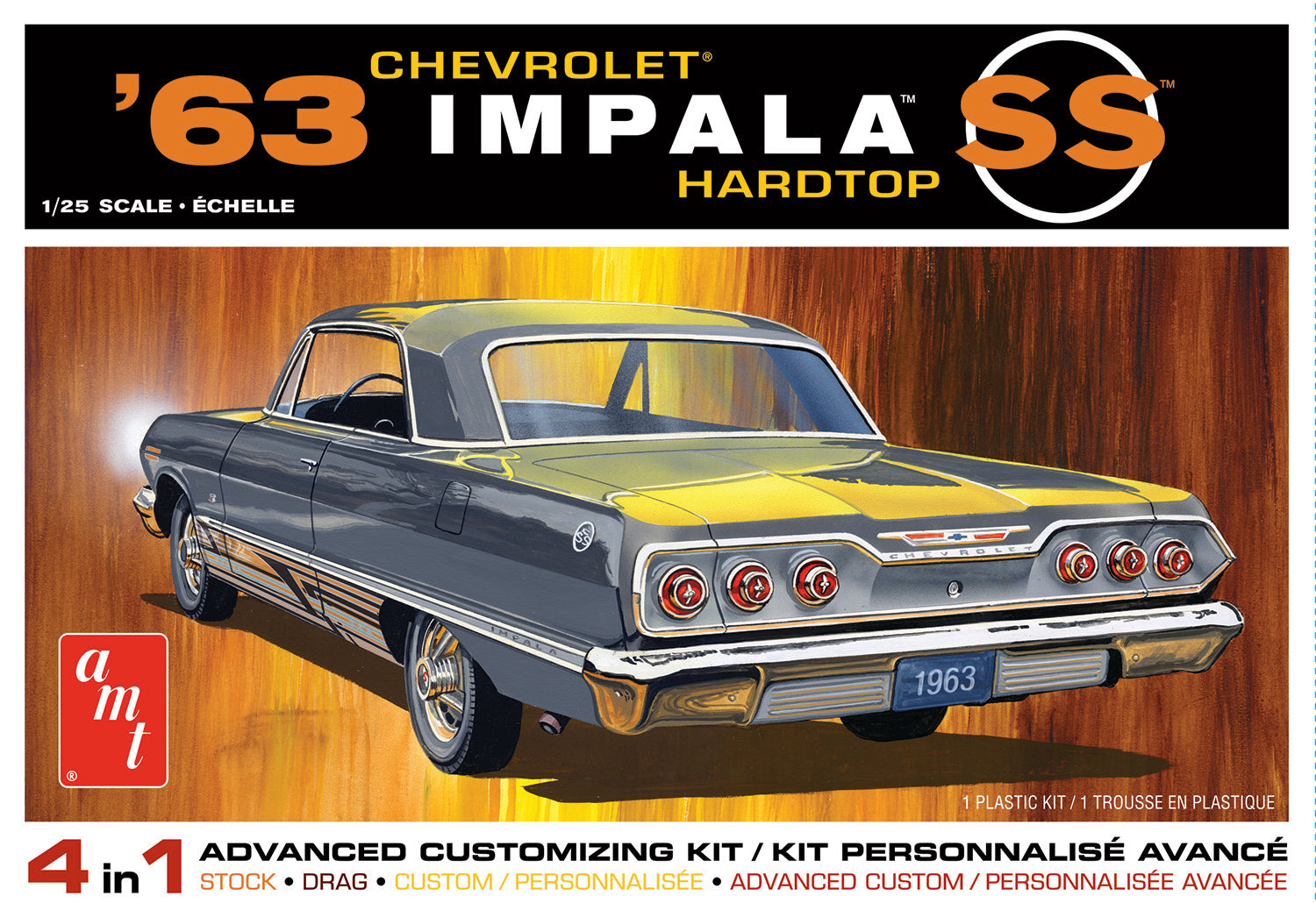 AMT 1/25 1963 Chevy Impala SS 2T | 849398035337