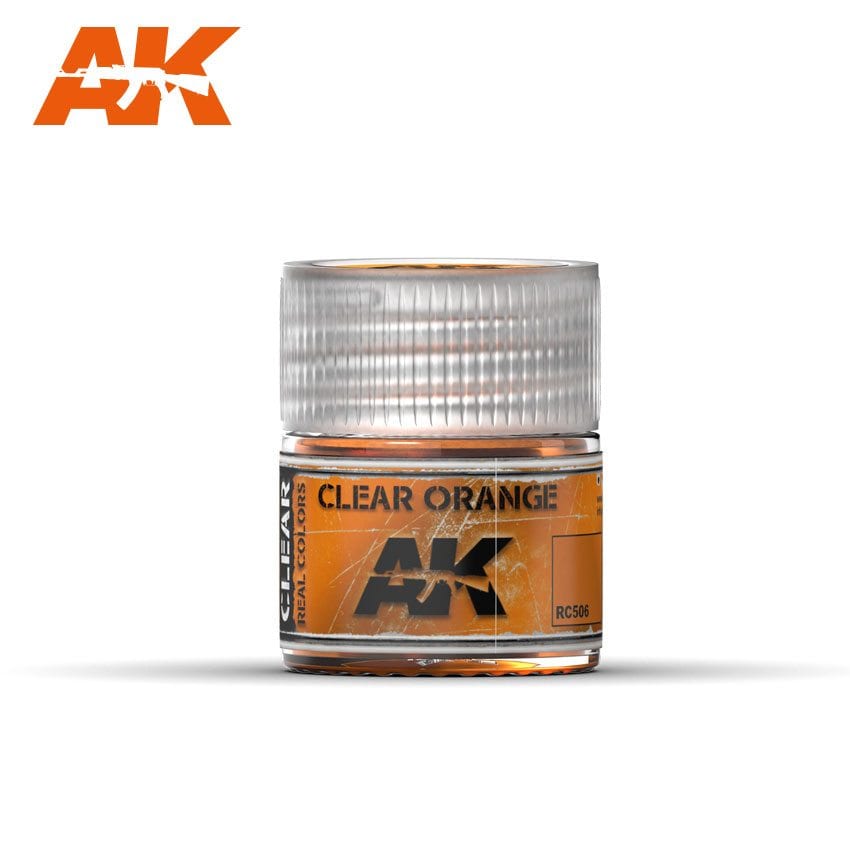 AK Interactive Real Colors Clear Orange 10ml | 8436564923592