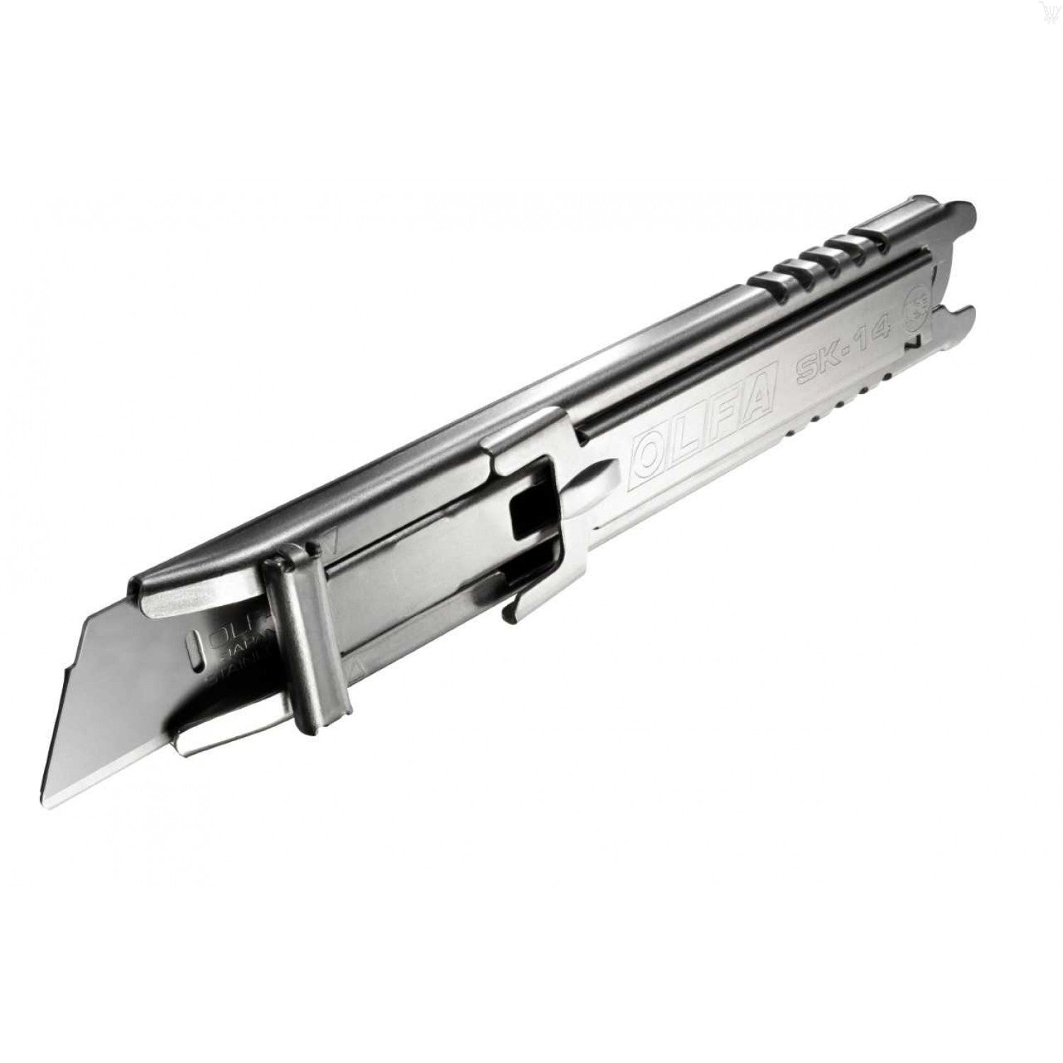 OLFA SK-14 Semi-Auto Stainless Steel Self-Retracting Safety Knife | 91511220520