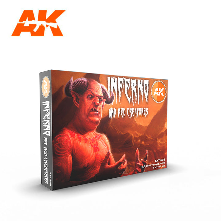 AK Interactive 3G Inferno and Red Creatures Set | 8435568307377