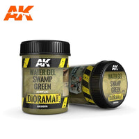 AK Interactive Water Gel Swamp Green Effects - 250ml (Acrylic) | 8436564920881