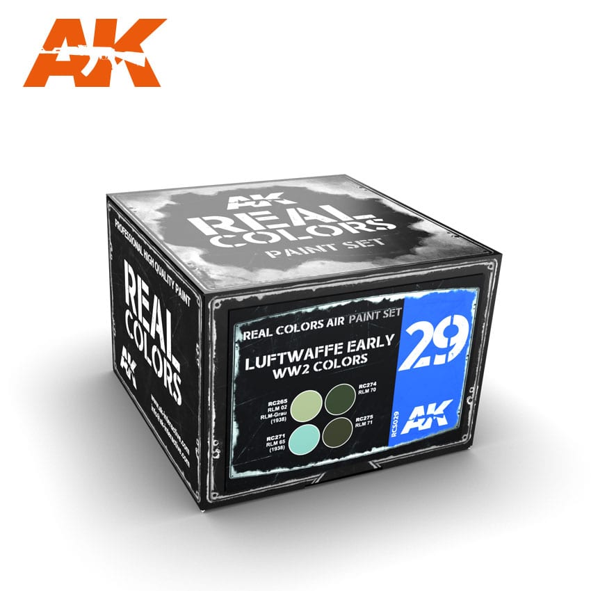 AK Interactive Real Colors Luftwaffe Early WW2 Colors | 8436564929952