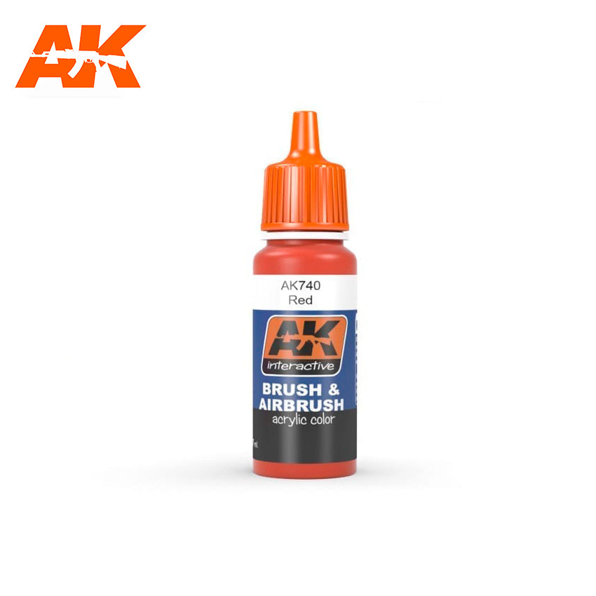 AK Interactive Red Acrylic Color 17ml | 8436535577403