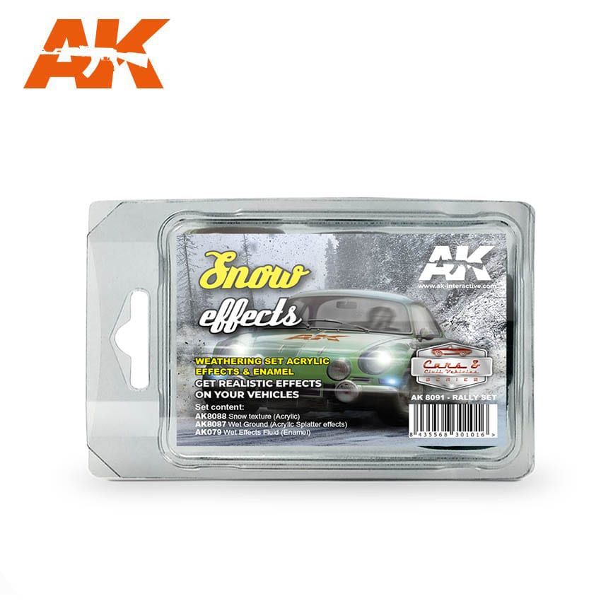 AK Interactive Snow Effects (Rally Set) | 8435568301016
