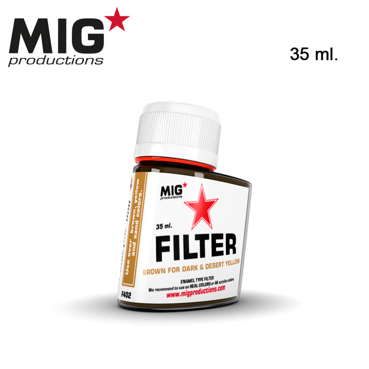 MIG Brown for Dark & Desert Yellow 35ml | 8436564927064