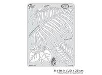 IWATA Artool FX4 Fronds Freehand Airbrush Template by Craig Fraser | 758240138594