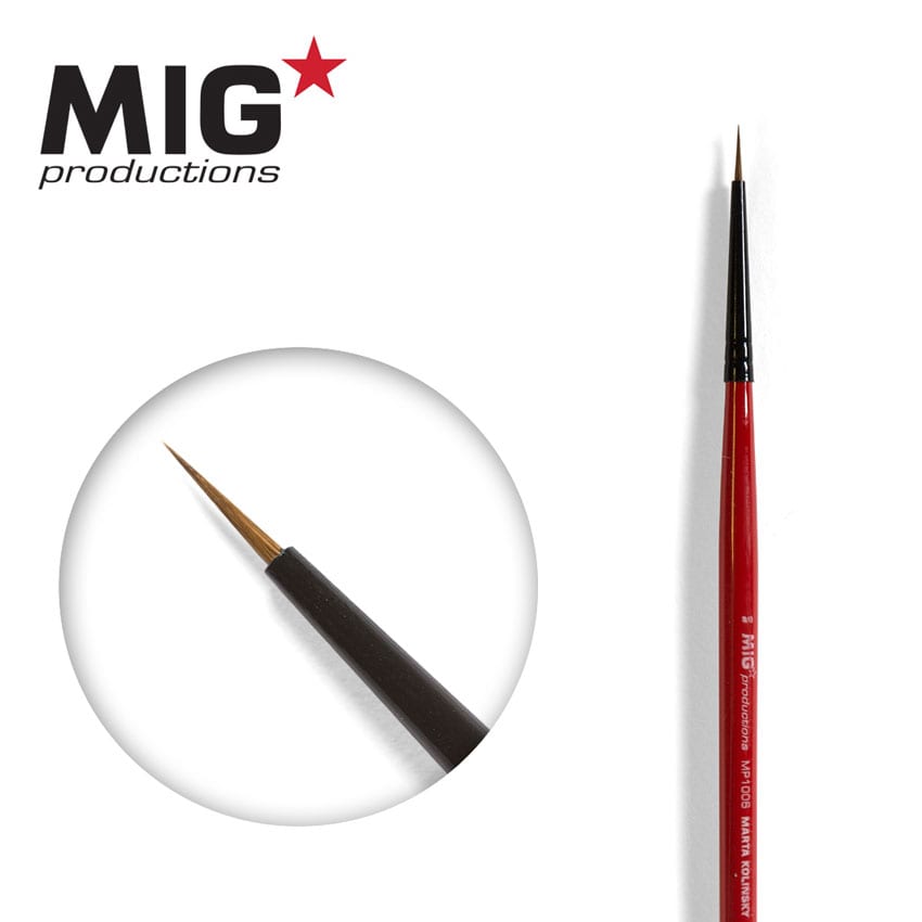 MIG Brush Round 8/0 (Marta Kolinsky) | 8436564928313