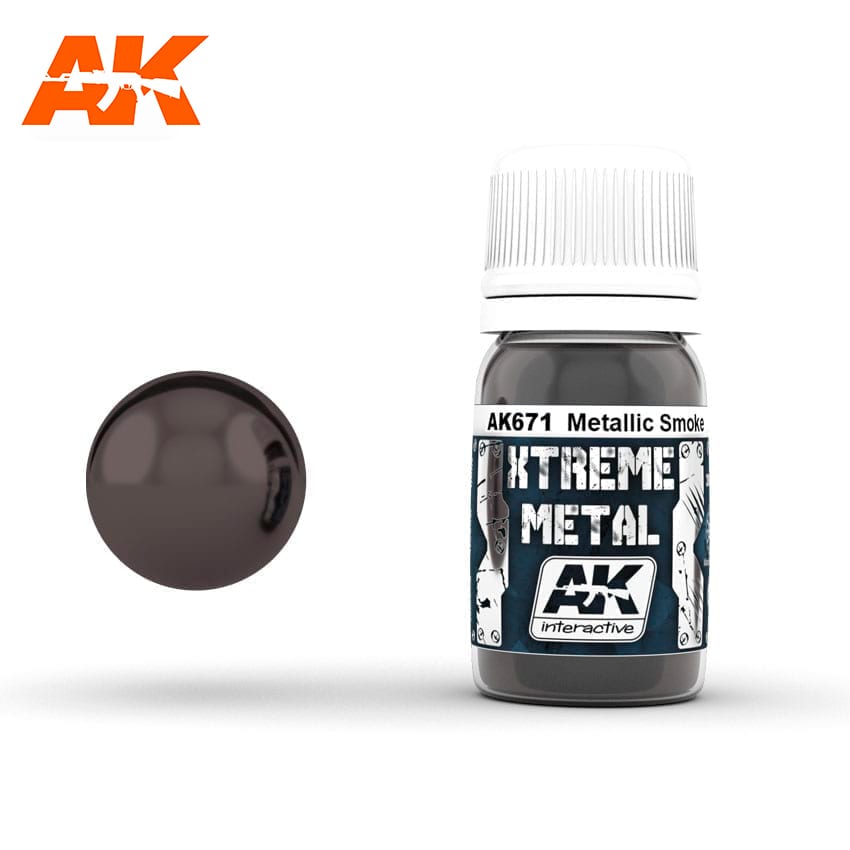 AK Interactive Xtreme Metal Smoke Metallic | 8436535576710