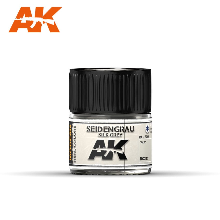 AK Interactive Real Colors Seidengrau-Silk Grey RAL 7044 | 8436564925183
