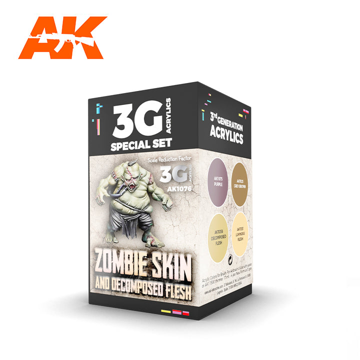 AK Interactive Wargame Color Set Zombie Skin | 8435568328662