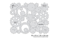 IWATA Artool FX II Gear Head Freehand Airbrush Template by Craig Fraser | 758240138235
