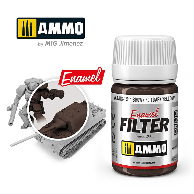 Ammo Mig Brown for Dark Yellow | 8432074015116