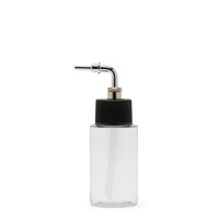 IWATA 1oz Crystal Clear Bottle 1oz / 30ml Cylinder with Side Feed Adaptor Cap | 734748145142