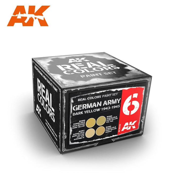 AK Interactive Real Colors German Army Dark Yellow 1943-1945 Set | 8436564924254