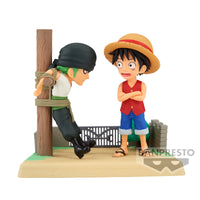 Bandai Spirits X Banpresto World Collectable Figure Log Stories - Monkey.D.Luffy & Roronoa Zoro "One Piece" | 4983164885040