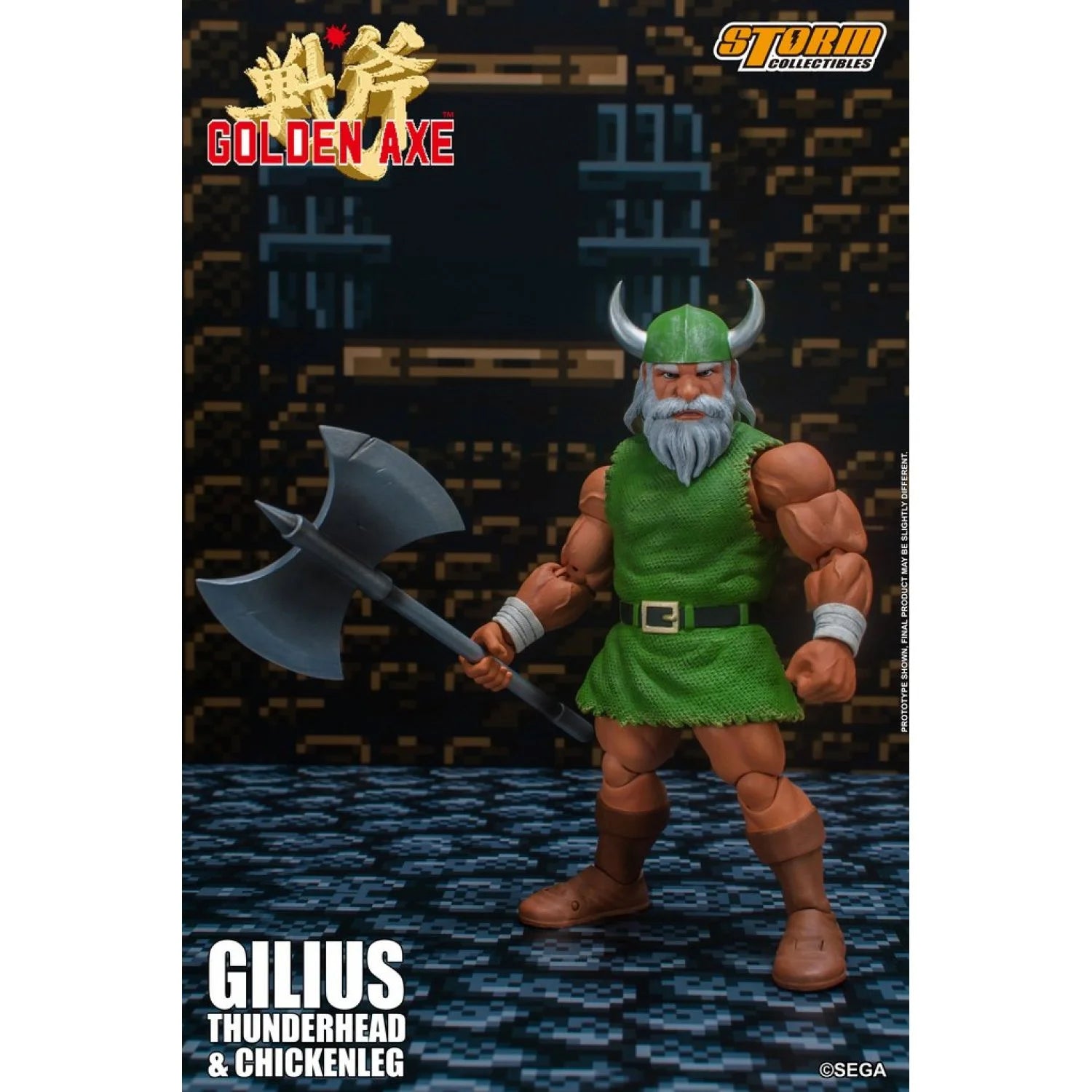 Storm Collectibles 1/12 Gilius Thunderhead & Chicken Leg "Golden Axe" Action Figure | 4897072871890