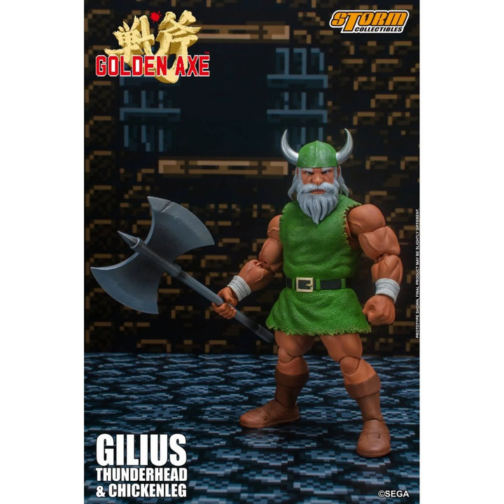 Storm Collectibles 1/12 Gilius Thunderhead & Chicken Leg "Golden Axe" Action Figure | 4897072871890