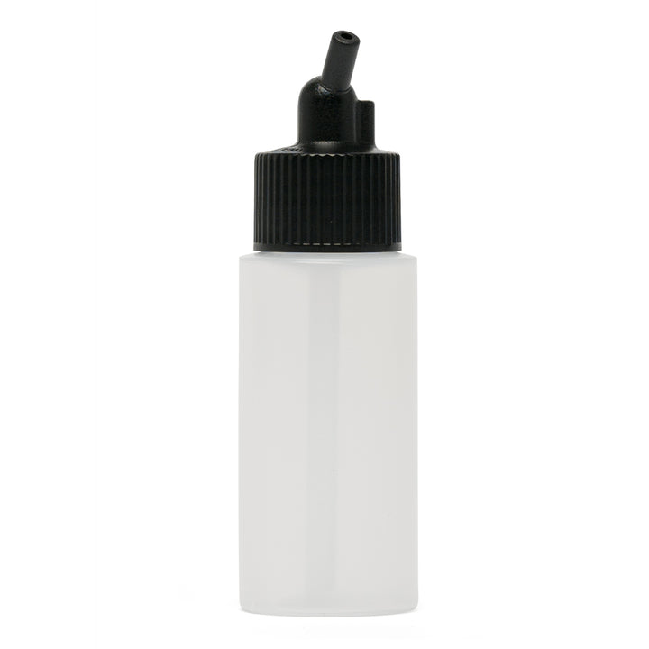 IWATA Big Mouth Airbrush Bottle 1 oz / 30 ml Cylinder With 20 mm Adaptor Cap | 734748145401
