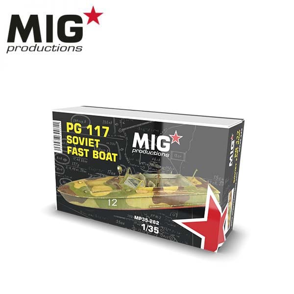 MIG 1/35 PG 117 Soviet Fast Boat | 8435568300811