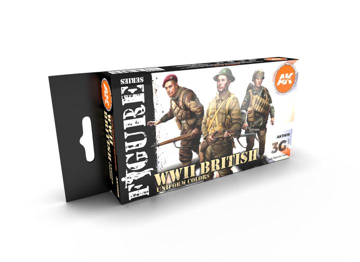 AK Interactive 3G WWII British Uniform Colors | 8435568310582