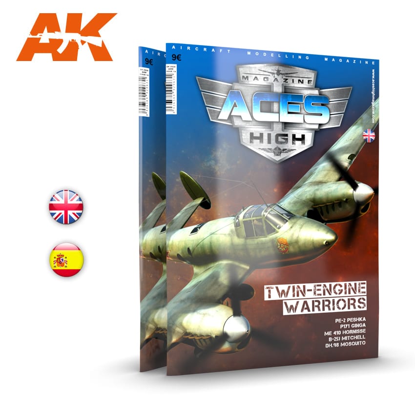 AK Interactive Aces High 14: Twin Warriors - English | 8436564929631