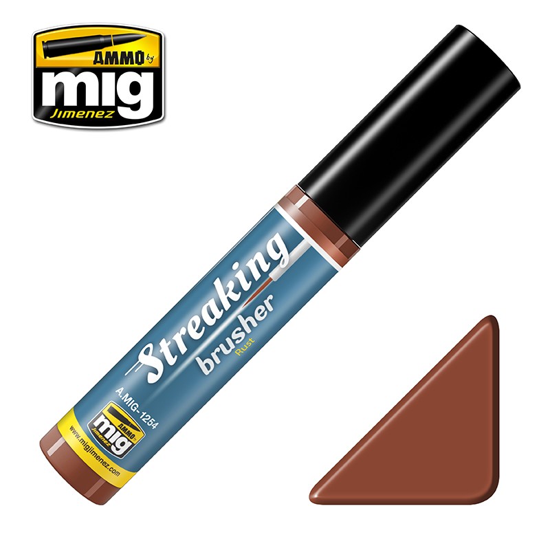 Ammo Mig Streakingbrusher - Rust | 8432074012542