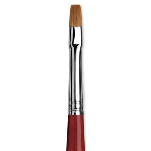 Da Vinci Cosmotop Spin 5580 Watercolor Brush - Flat, Short Handle, Size 4 | 4017505202071