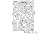 IWATA Artool Freehand Airbrush Templates Flame-o-rama Slash by Craig Fraser | 758240038221