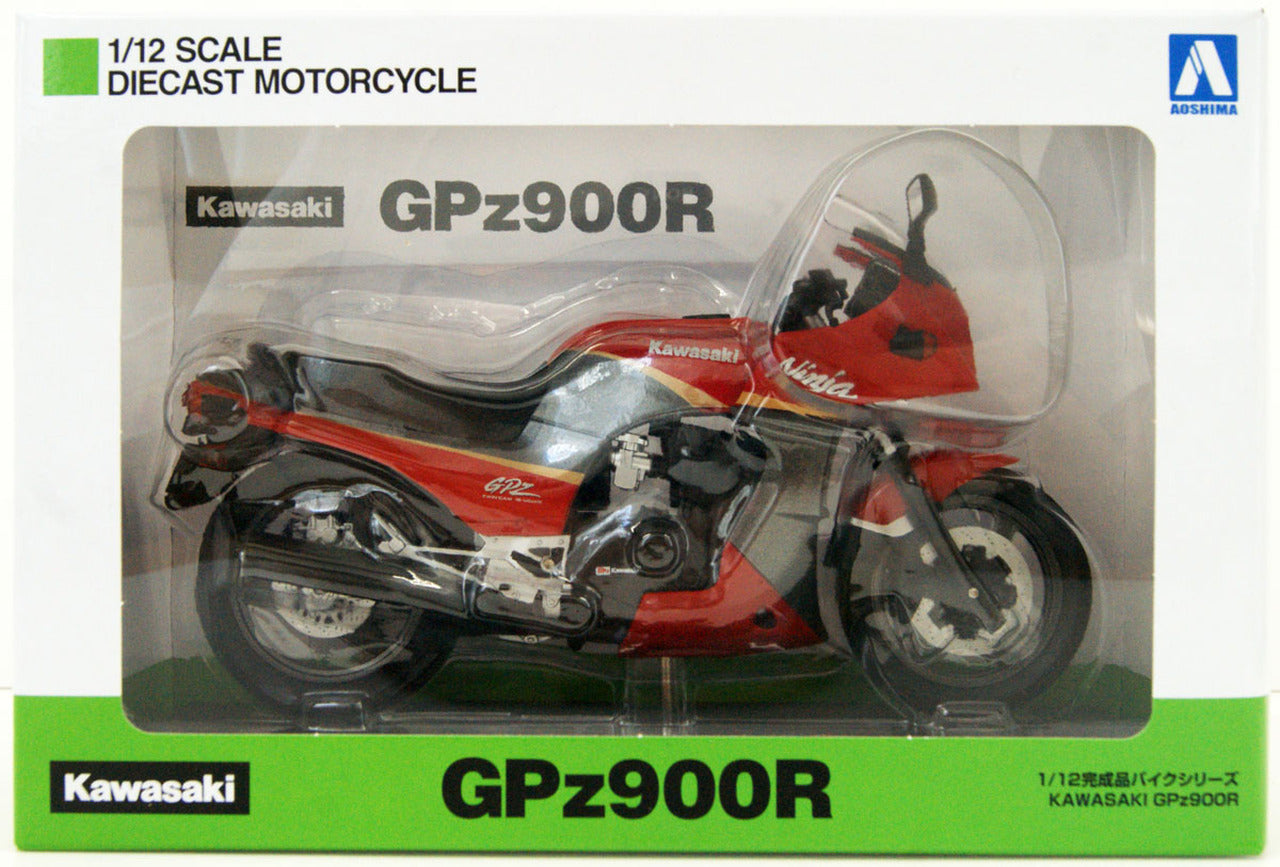 Aoshima 1/12 Kawasaki GPZ900R Red Gray | 4905083109212