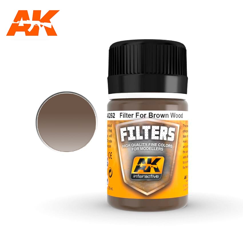 AK Interactive Dark Filter For Wood | 8436535572620