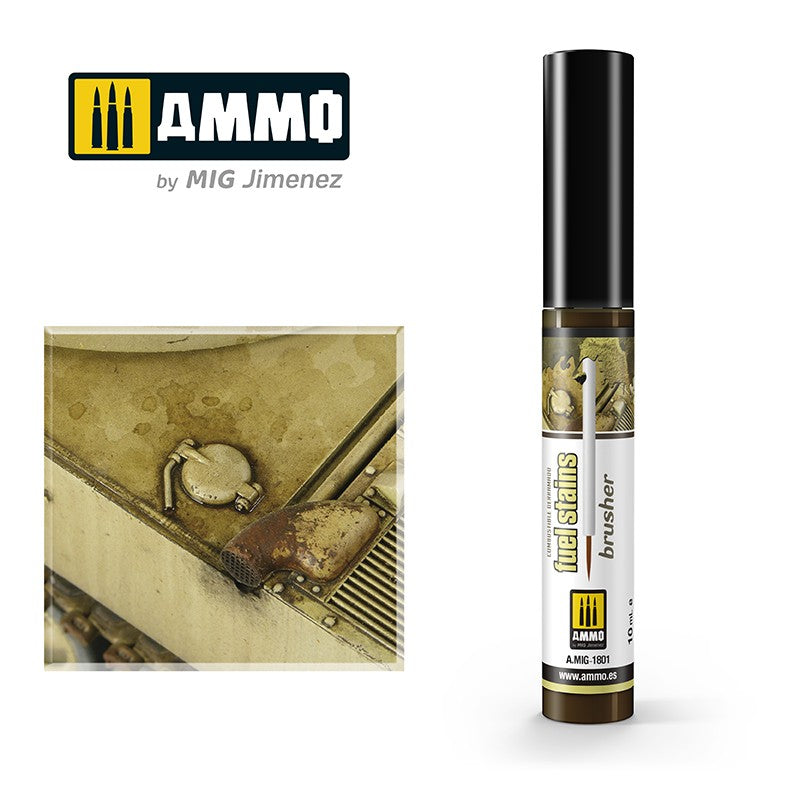 Ammo Mig Effects Brusher - Fuel Stains