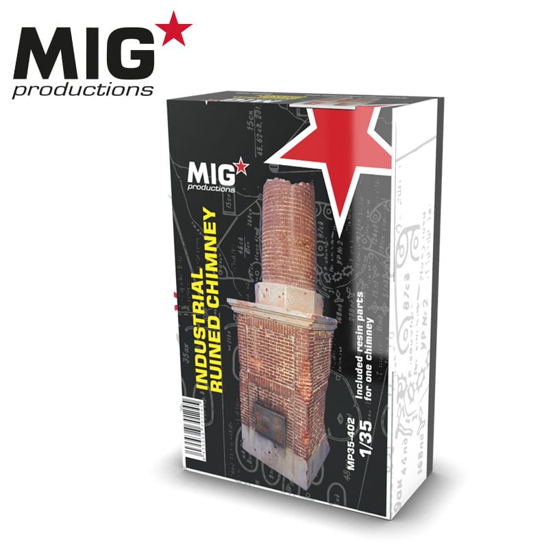 MIG 1/35 Industrial Ruined Chimney | 8435568301245