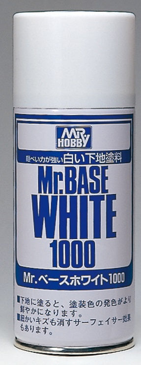 Mr Hobby Mr. Base White 1000 Spray | 4973028515961