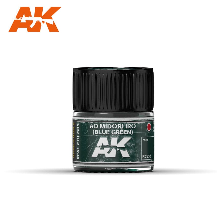 AK Interactive Real Colors Ao Midori Iro (Blue-Green) 10ml | 8436564929778