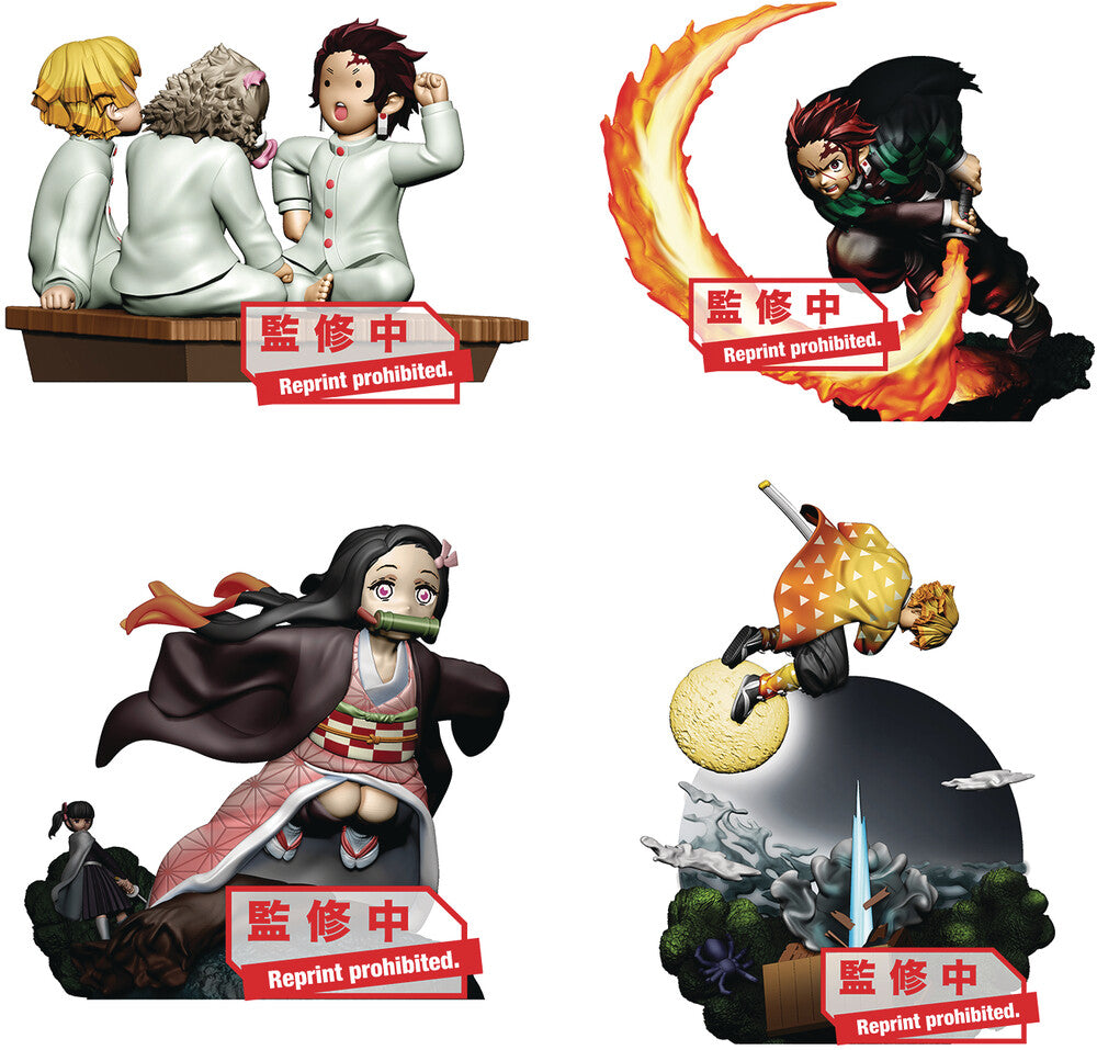 Demon Slayer: Kimetsu No Yaiba - Kamado Tanjirou - Kimetsu no Yaiba Joukei no Hako Vol.01, Puchirama Series(MegaHouse)