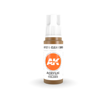 AK Interactive 3G Acrylic Clear Smoke 17ml | 8435568304482