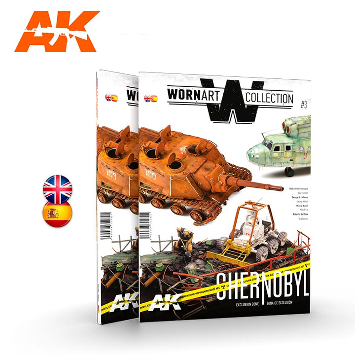 AK Interactive Worn Art Collection #03 Chernobyl - Bilingual | 8435568312821