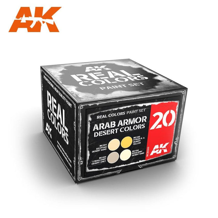 AK Interactive Real Colors Arab Armor Desert Colors Set | 8436564924391