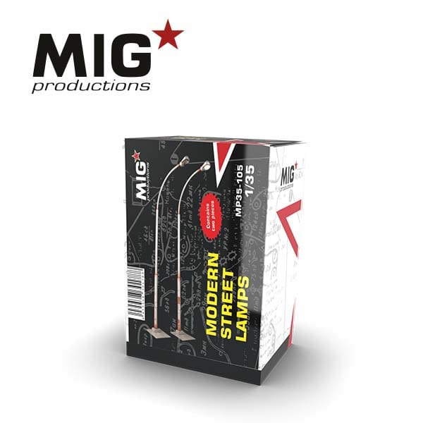 MIG 1/35 Modern Street Lamps | 8435568301788