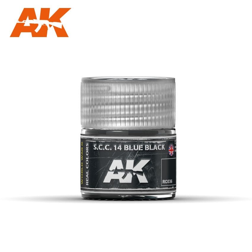 AK Interactive Real Colors S.C.C. 14 Blue Black 10ml | 8436564922670