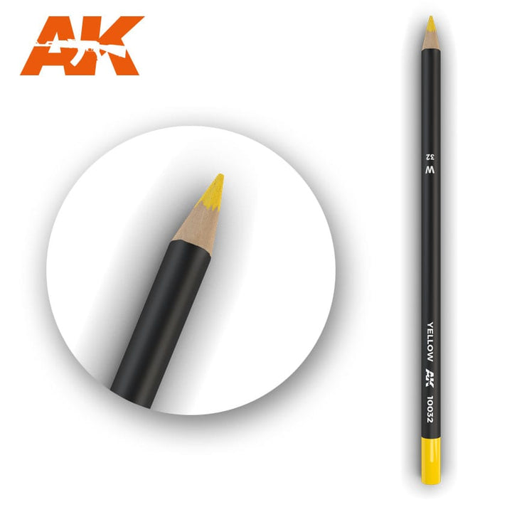 AK Interactive Weathering Pencil - Yellow (Box - 5 Units) | 8436564929334