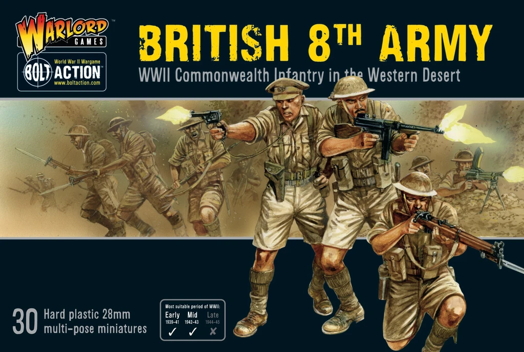 Bolt Action 8th Army Infantry | 5060572501065