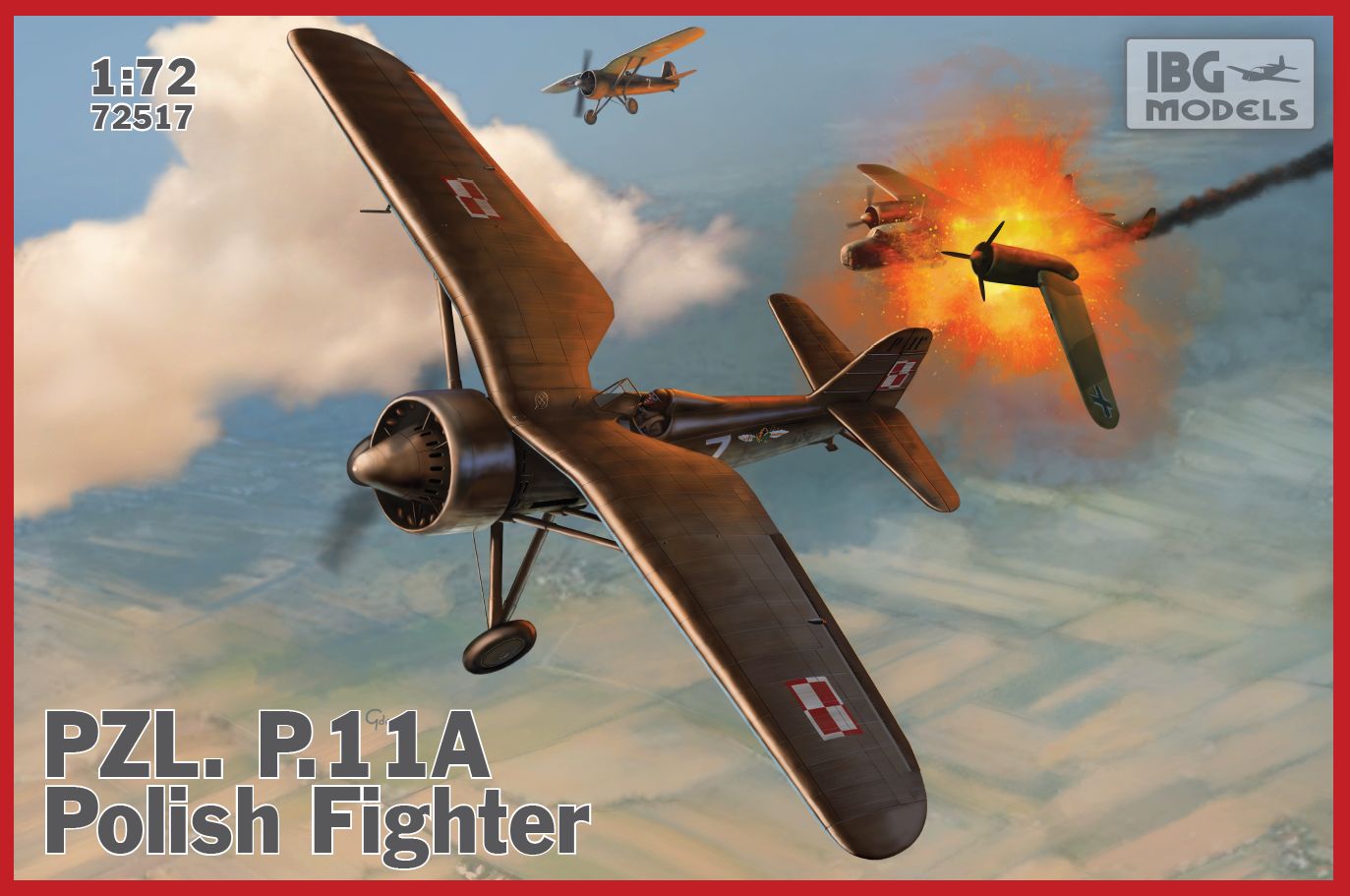 IBG Models 1/72 PZL P.11a Polish Fighter | 5907747901384