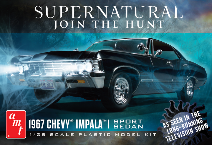 AMT 1/25 1967 Chevy Impala 4-Door Supernatural | 849398030035