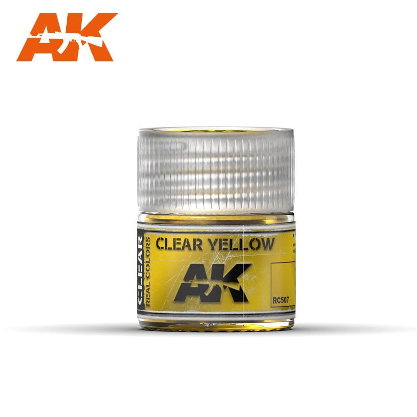 AK Interactive Real Colors Clear Yellow 10ml | 8436564923608