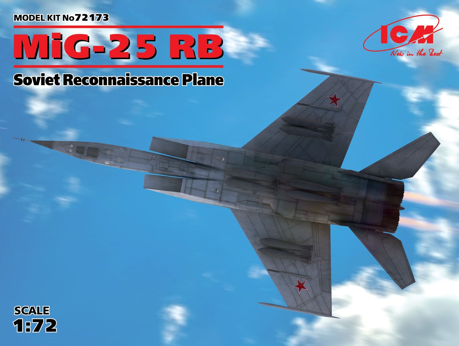 ICM 1/72 MiG-25 RB, Soviet Reconnaissance Plane | 4823044404803